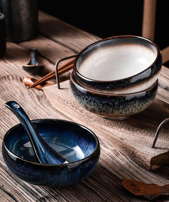 Gloss Glazed Ceramic Bowls – Radiant Elegance for Every Meal