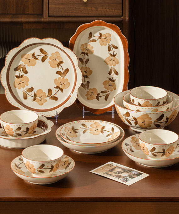 2026 New Style Ceramic Dinnerware Set for Home Use